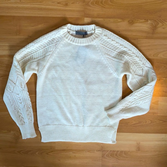 Anthropologie Sweaters - Elsamanda Winter White Sweater